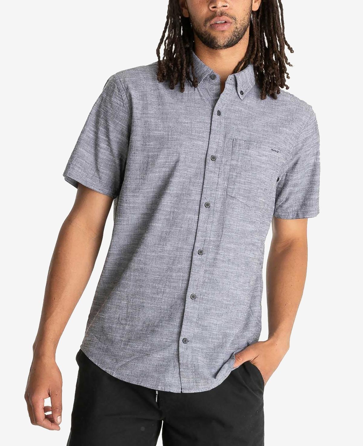 Hurley Short Sleeve One  Only Stretch Classic Fit Woven Shirt Product Image