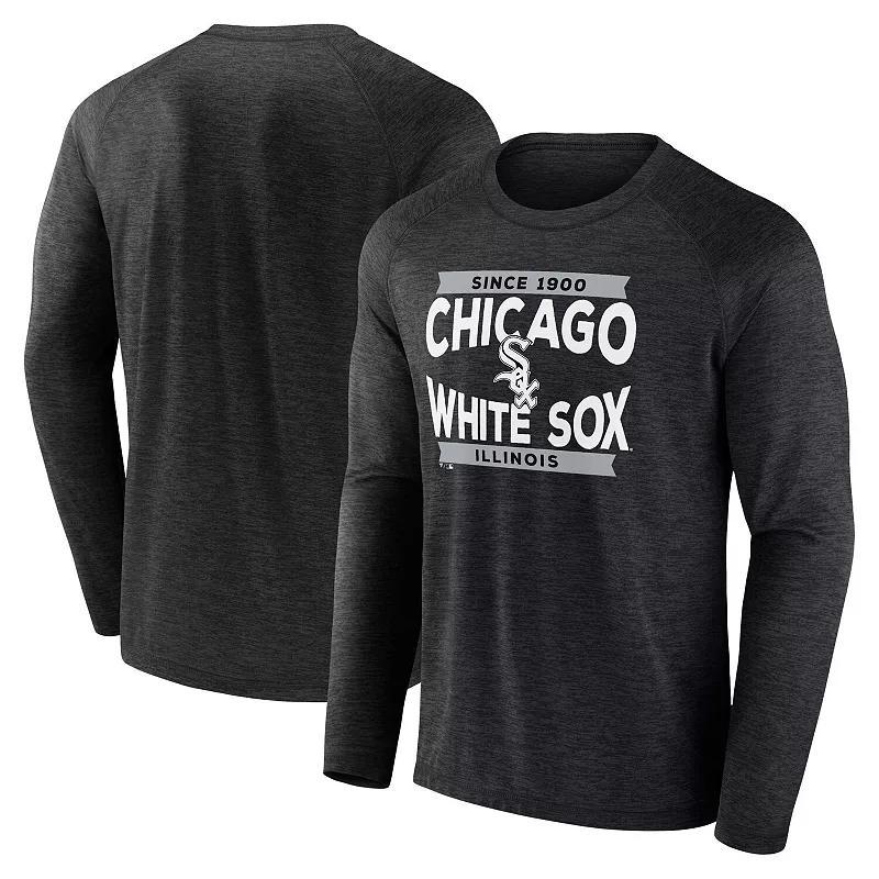 Mens Fanatics Branded Chicago White Sox Heroic Play Raglan Long Sleeve T-Shirt Product Image