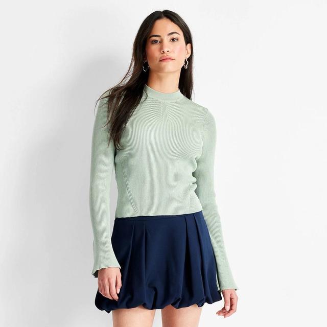 Womens Crewneck Sweater - Future Collective Sage XS Product Image