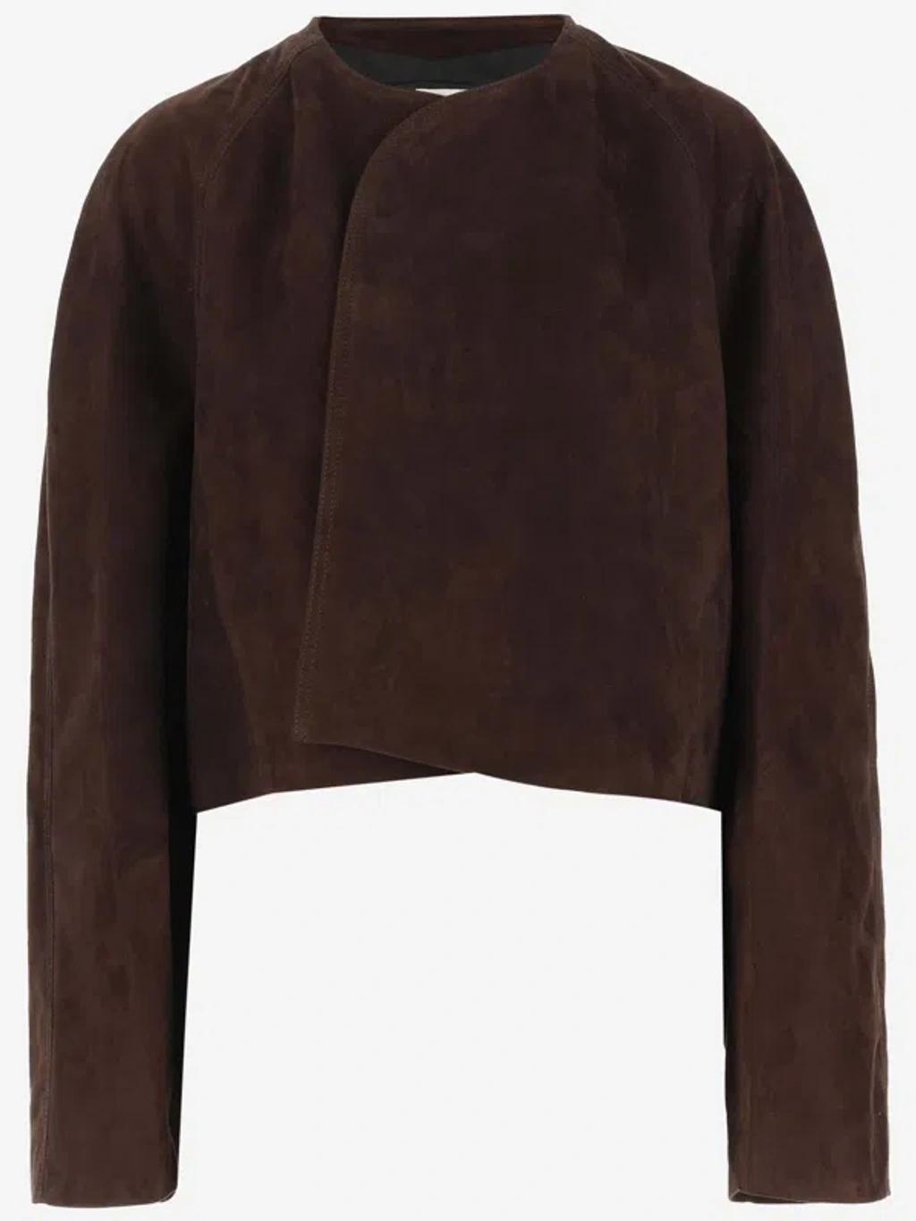 KHAITE The Garothy Jacket In Brown Product Image