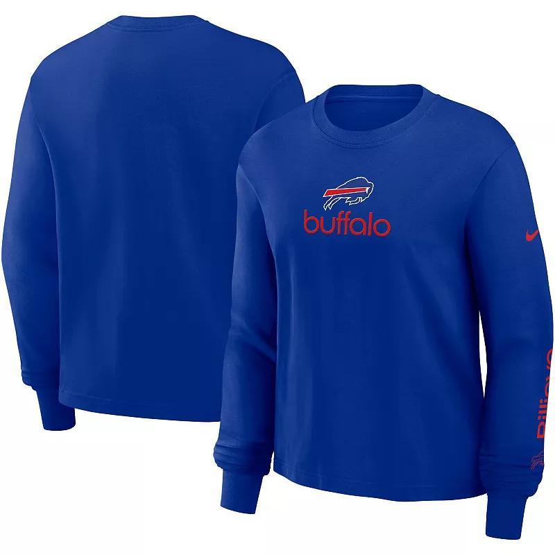 Buffalo Bills Boxy Nike Women's NFL Long-Sleeve T-Shirt Product Image