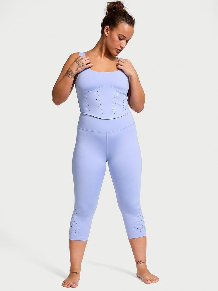 VS Essential High-Rise Perforated Capri Leggings Product Image