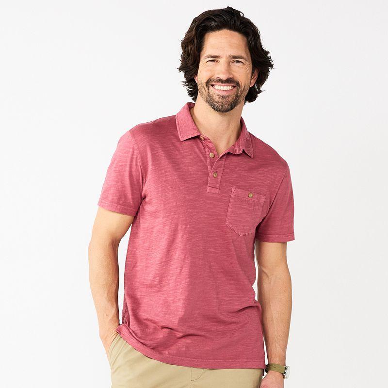 Mens Sonoma Goods For Life Everyday Polo Pink Day Product Image