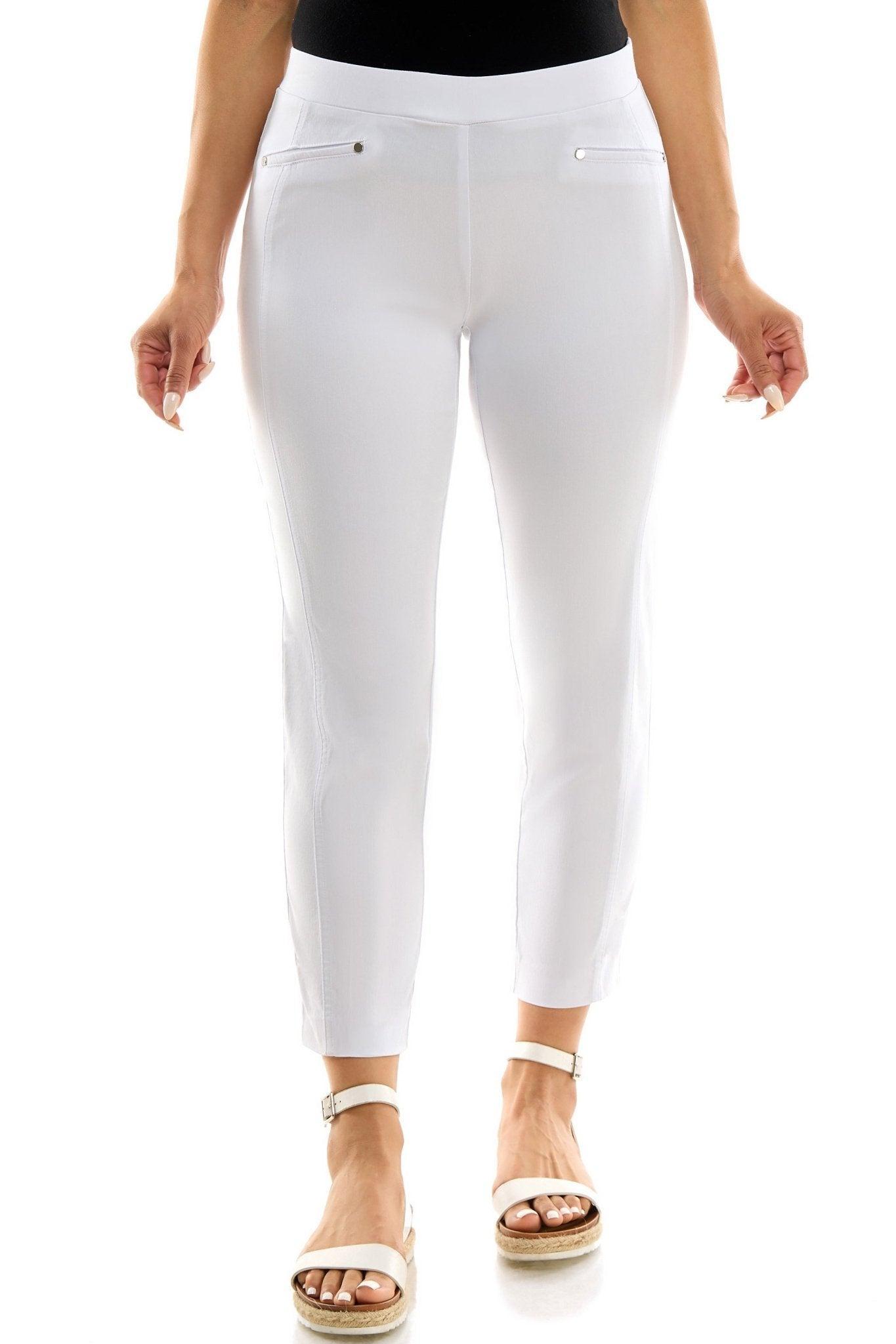 Pull-On Ankle Pant with Metal Studs Product Image