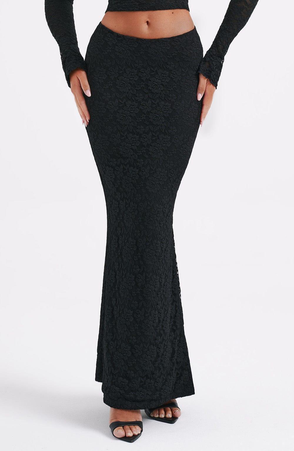 Fernanda Maxi Skirt - Black Product Image