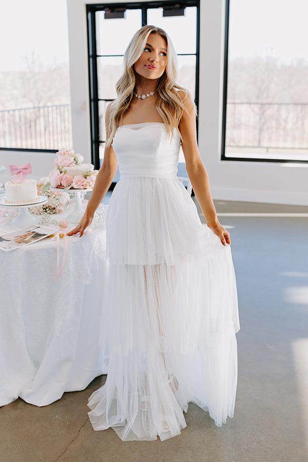 First Kiss Moment Tiered Maxi Dress Product Image