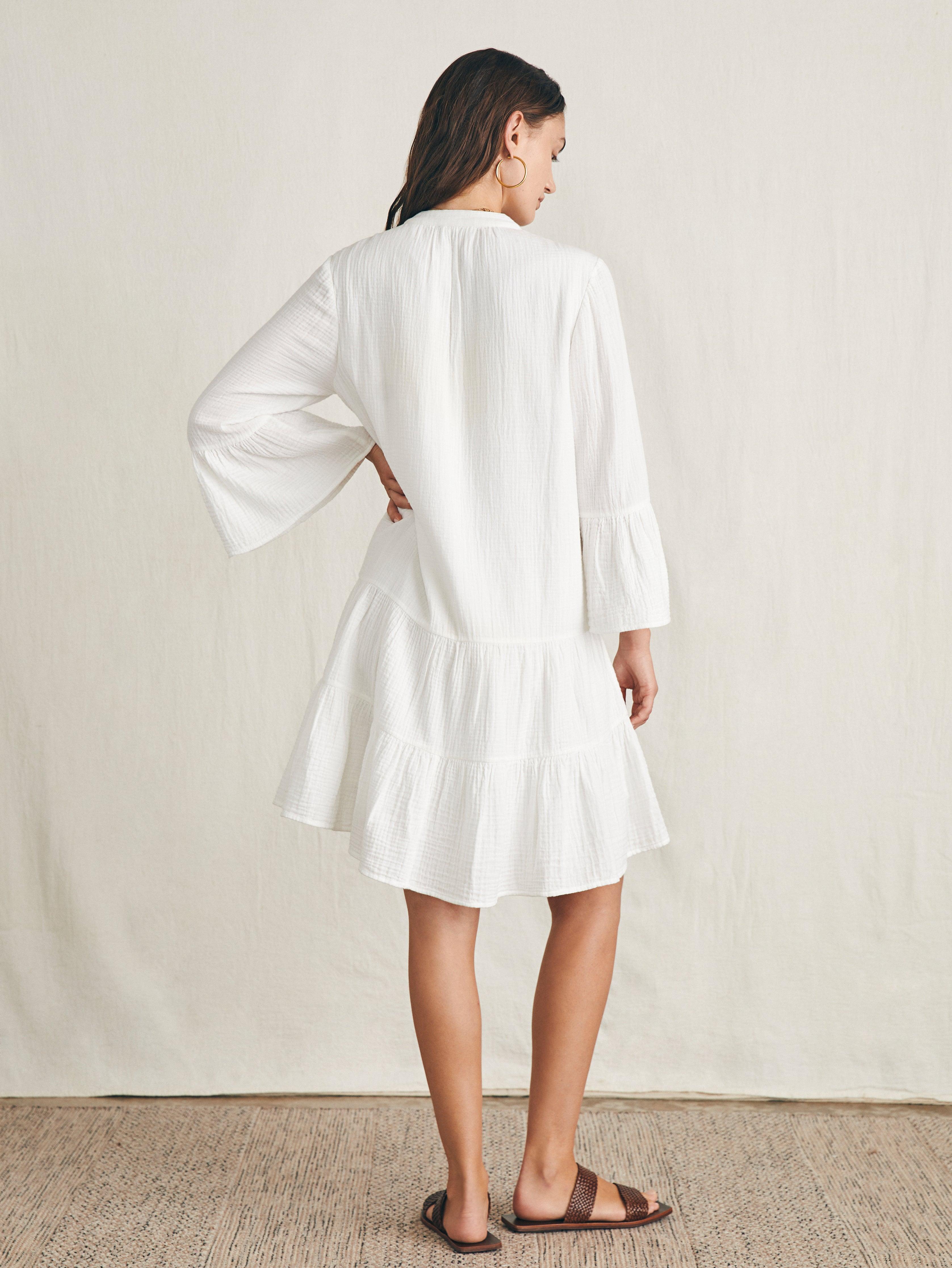 Dream Cotton Gauze Kasey Dress - White Female Product Image