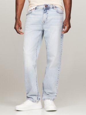 Relaxed Straight Fit Light Wash Jean Product Image