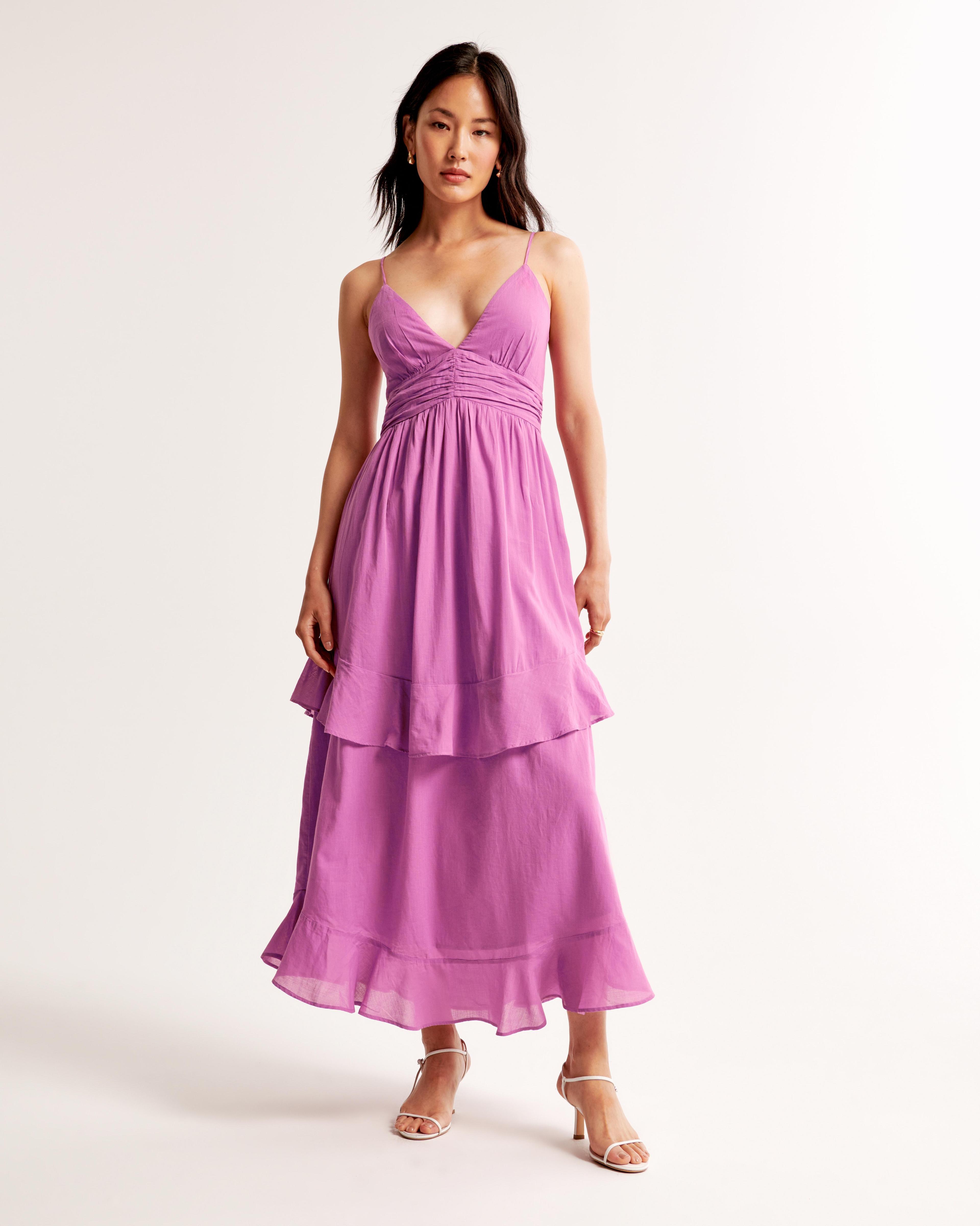 Tiered Ruffle Maxi Dress Product Image