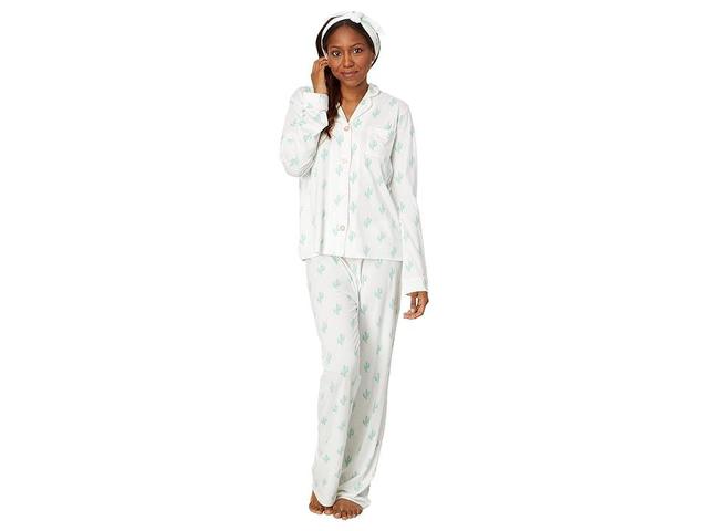 P.J. Salvage Playful Prints Pajama Pj Set (Ivory) Women's Pajama Sets Product Image