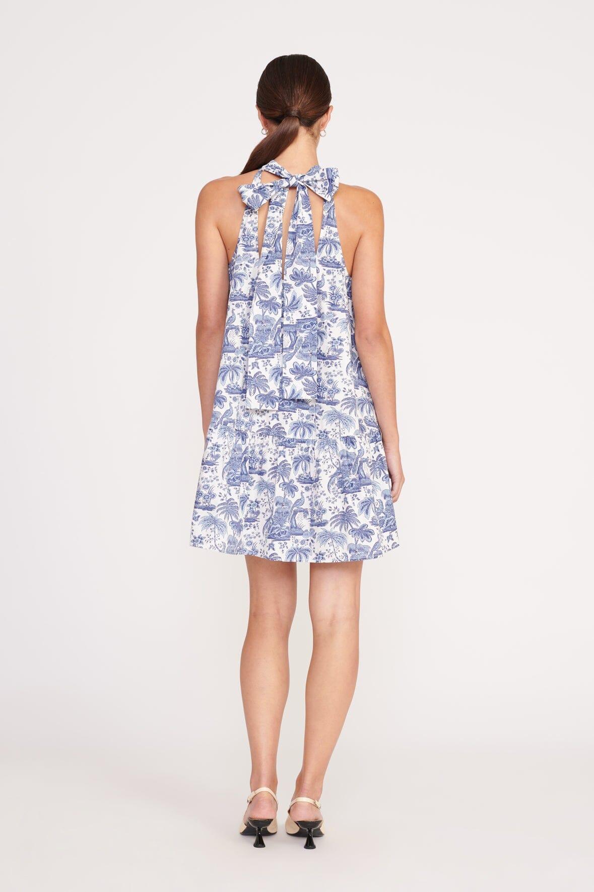 MINI MARLOWE DRESS | BLUE TOILE Product Image