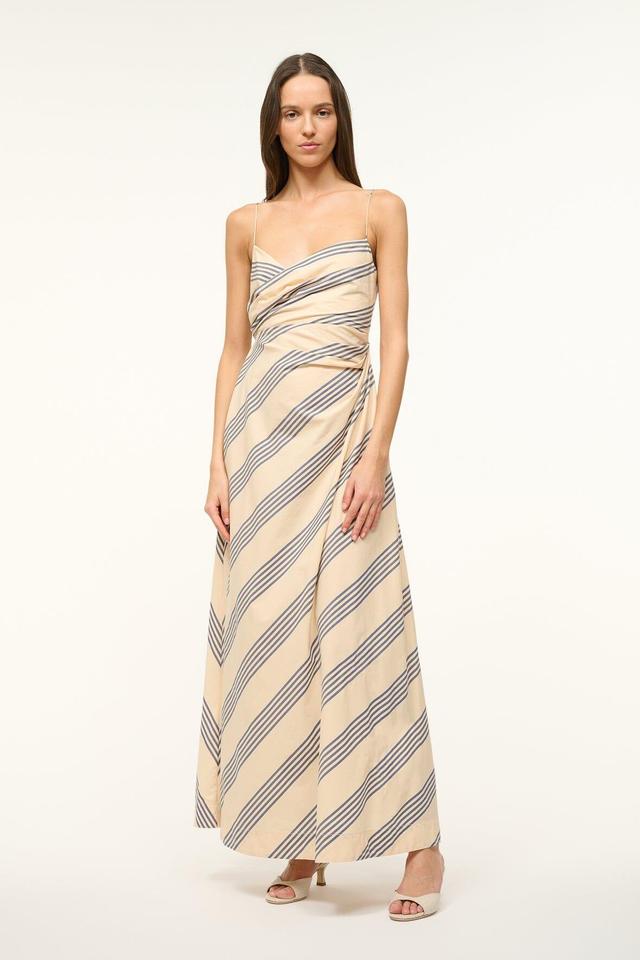 SARAH DRESS | MARINE BAYADERE STRIPE Product Image