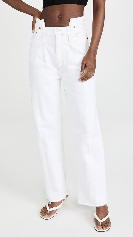 AGOLDE Pieced Angled Jeans | Shopbop Product Image