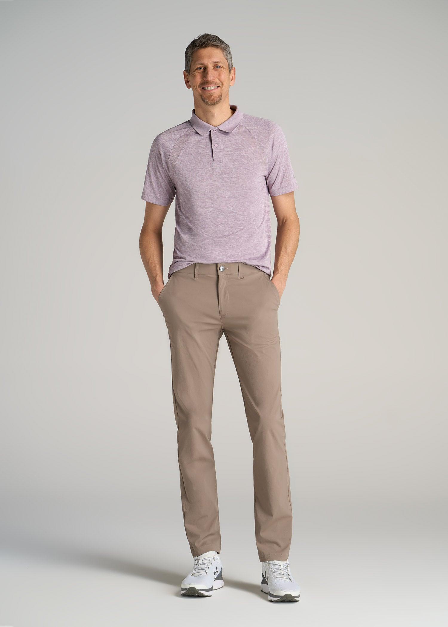 TAPERED FIT Traveler Chino Pants for Tall Men in Dark Sand Male Product Image