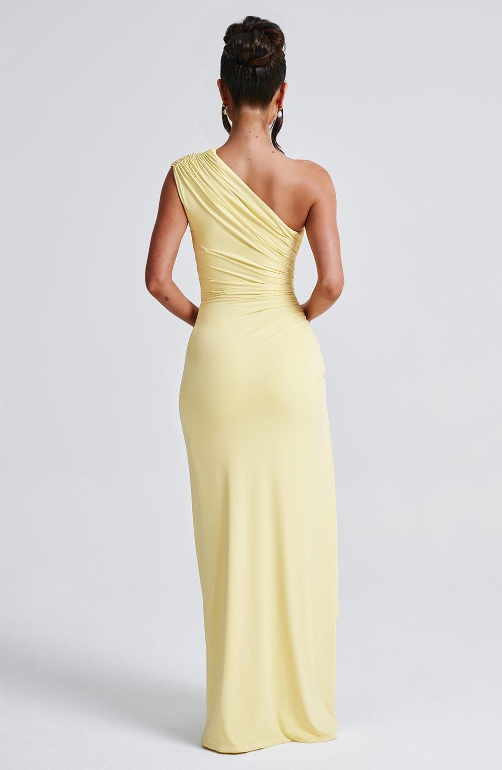 Delaney Maxi Dress - Lemon Product Image