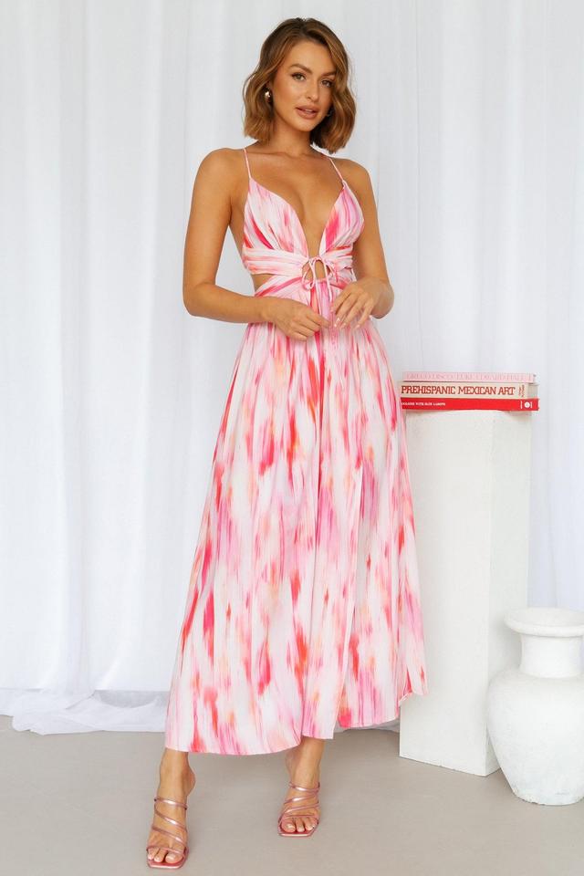 Love Letters Maxi Dress Pink Product Image