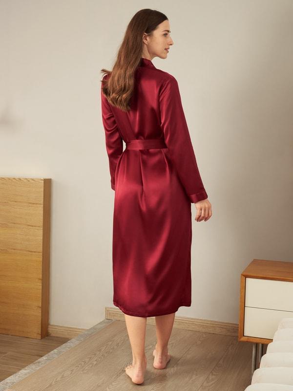 22 Momme Classic Full Length Silk Robe Product Image