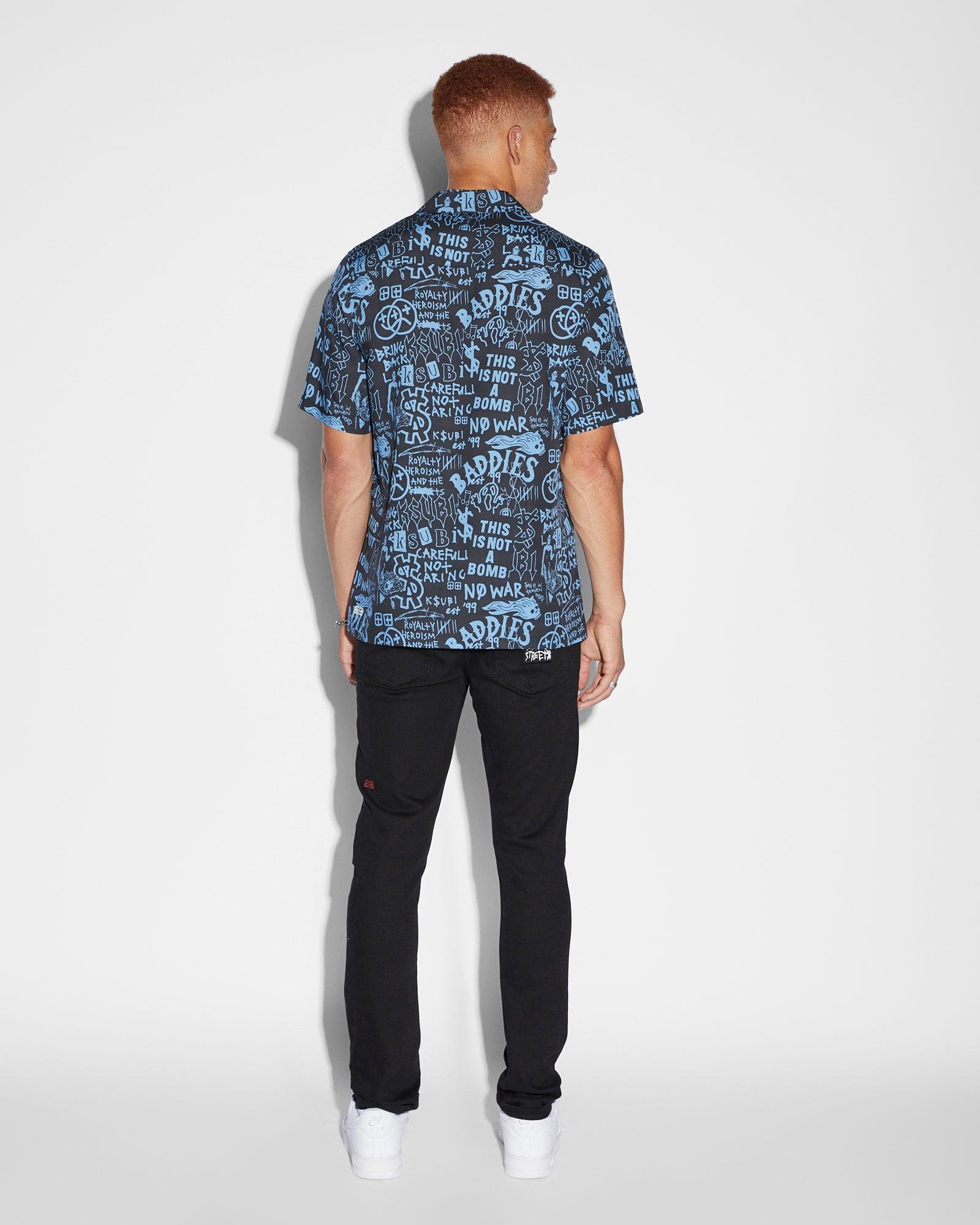 BADDIES RESORT SS SHIRT BLUE Male Product Image