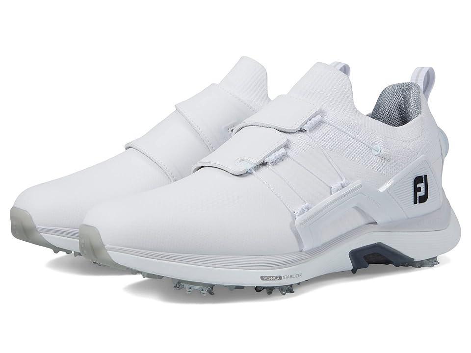 FootJoy Hyperflex Carbon BOA Golf Shoes- Previous Season White/Grey) Men's Shoes Product Image