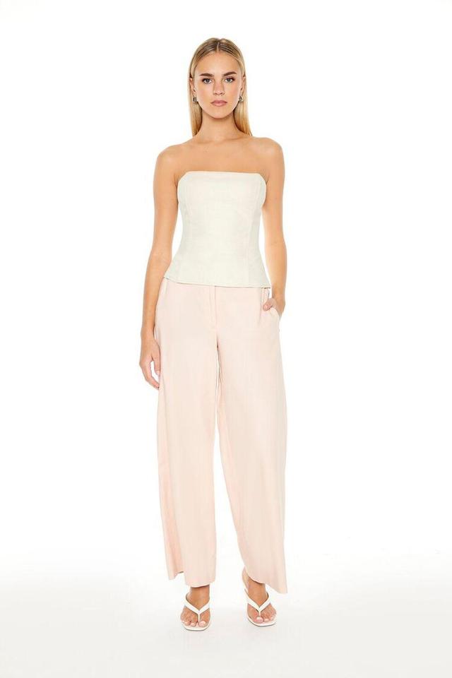 Mid-Rise Wide-Leg Pants | Forever 21 Product Image