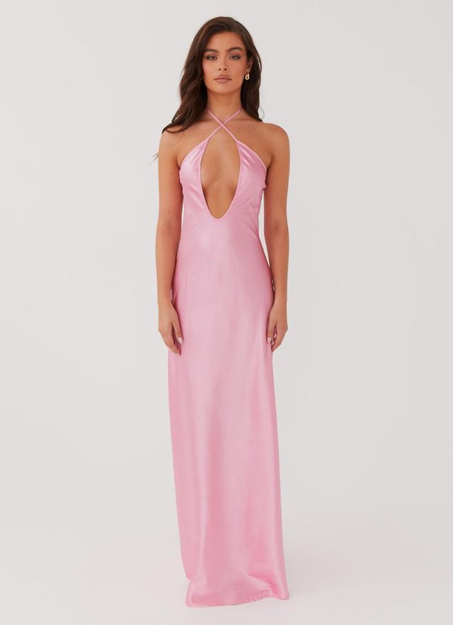 Noir Symphony Maxi Dress - Pink Product Image