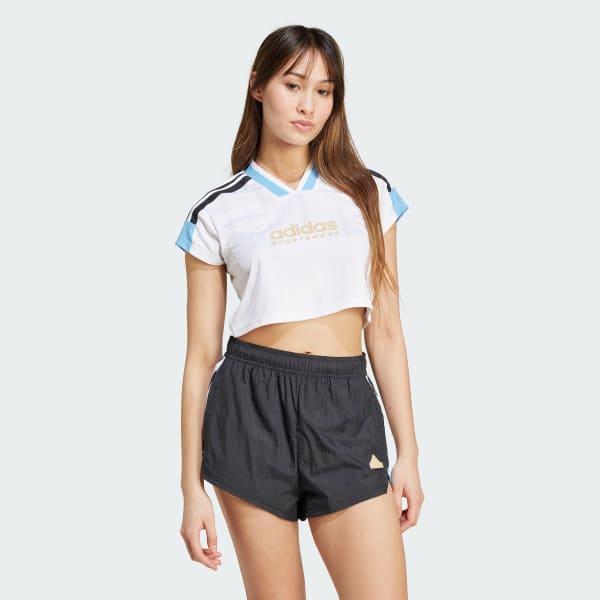 Tiro Cut 3-Stripes Crop Jersey Product Image