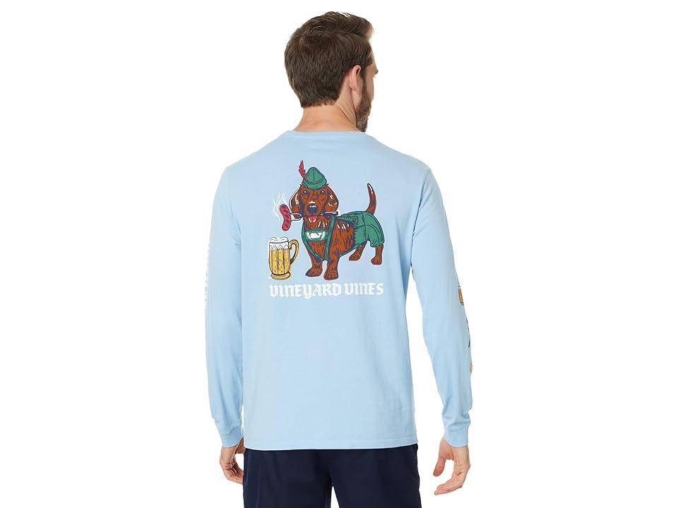 Vineyard Vines Oktoberfest Wiener Dog Long Sleeve Tee (Jake ) Men's T Shirt Product Image