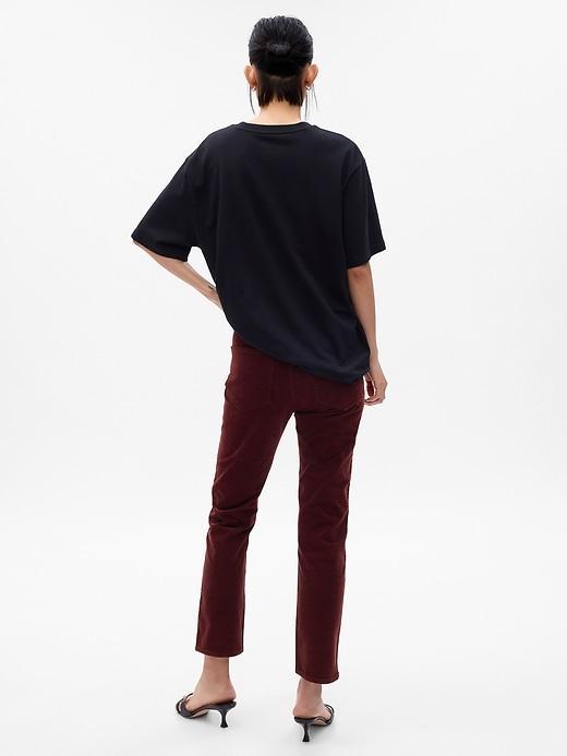 High Rise Corduroy Vintage Slim Pants Product Image