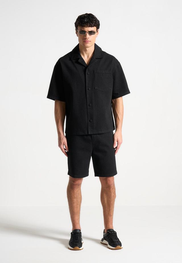 Denim Shorts - Black Male Product Image