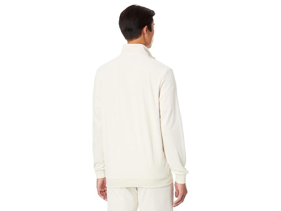 PUMA Essentials+ Minimal Gold Velour Track Jacket (Alpine Snow) Men's Clothing Product Image