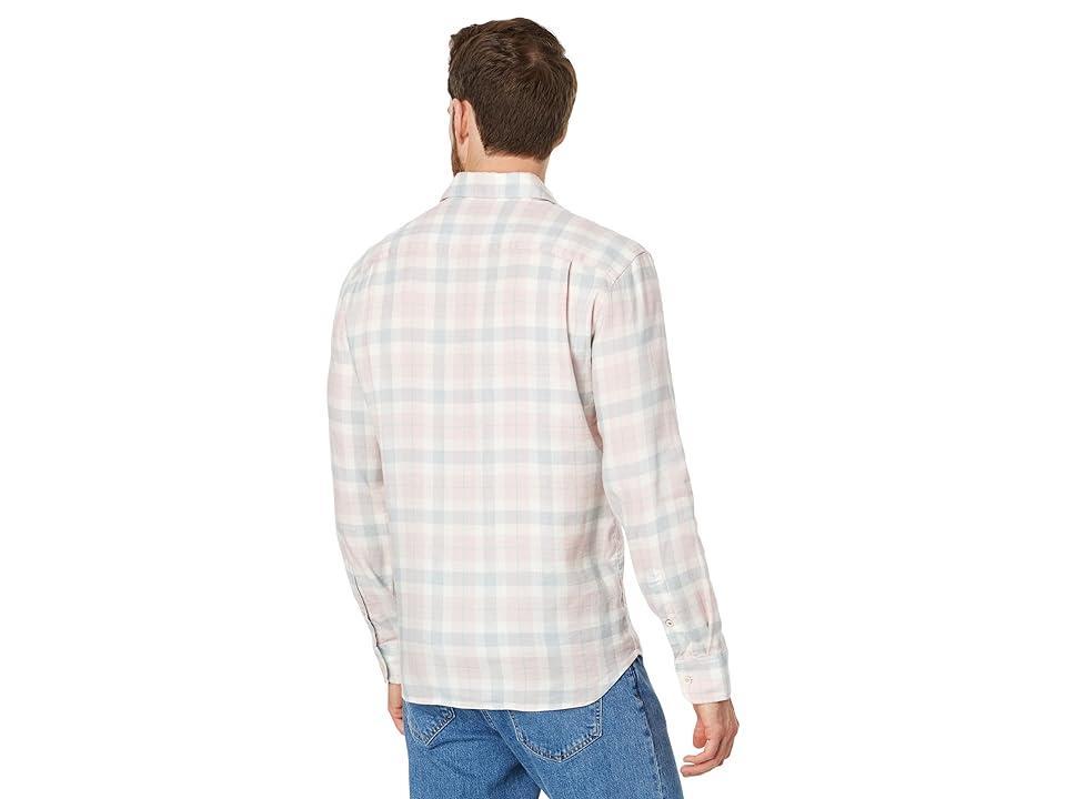 Faherty The Weekend Blend Shirt (Mauve Field Plaid) Men's Jacket Product Image