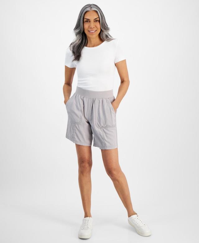 Style & Co Womens Pull-On Utility-Pocket Shorts, Created for Macys Product Image