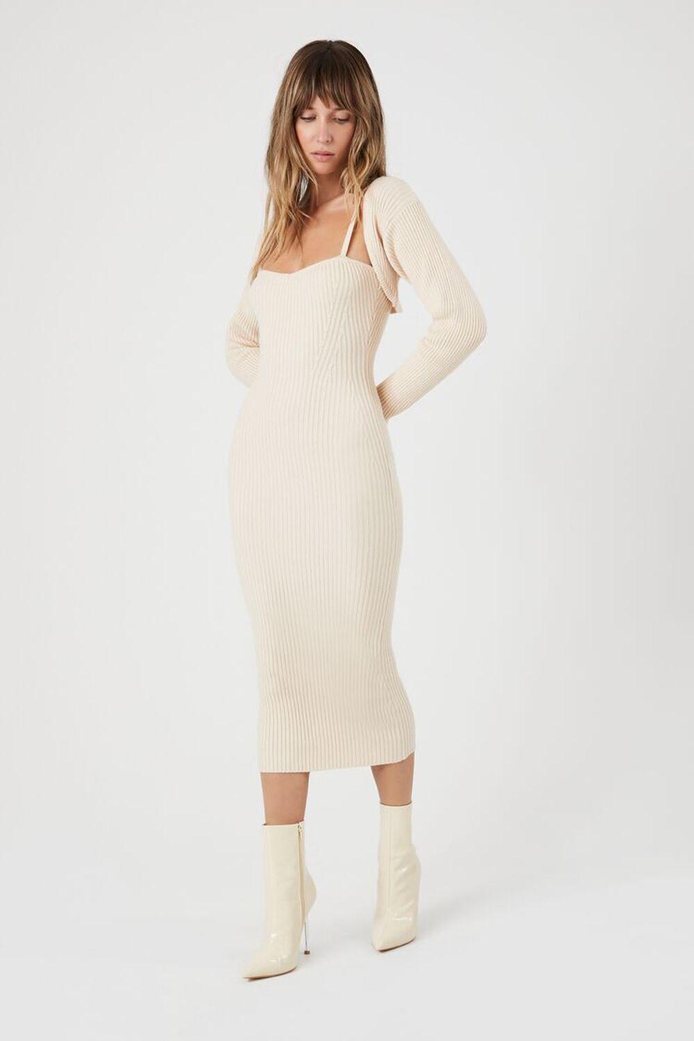 Shrug & Sweater Cami Dress Set | Forever 21 product image