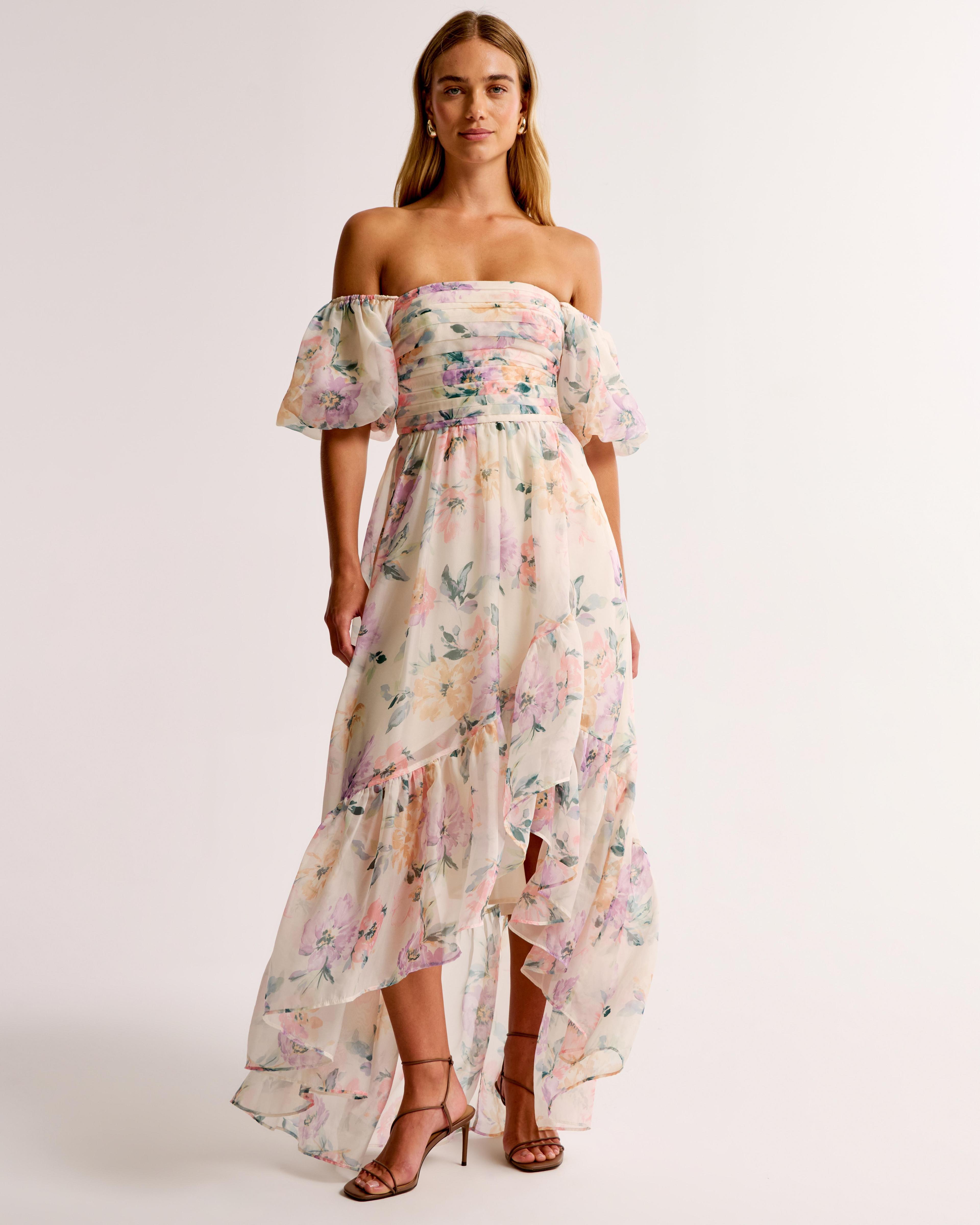 Emerson Off-The-Shoulder Drama Maxi Dress Product Image