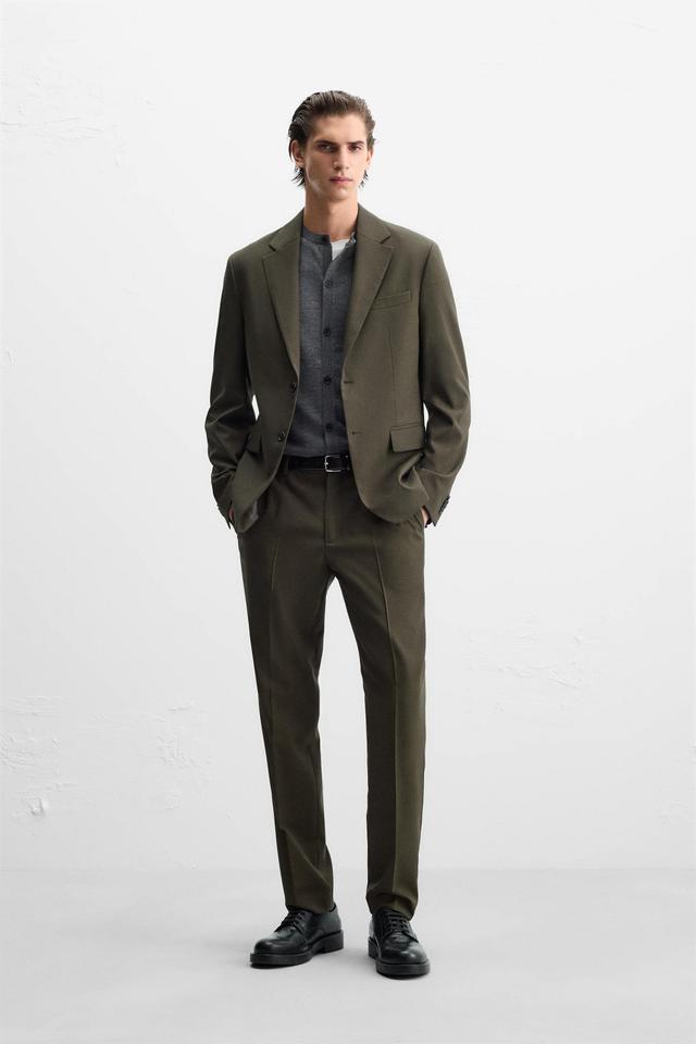 TEXTURED SUIT PANTS Product Image