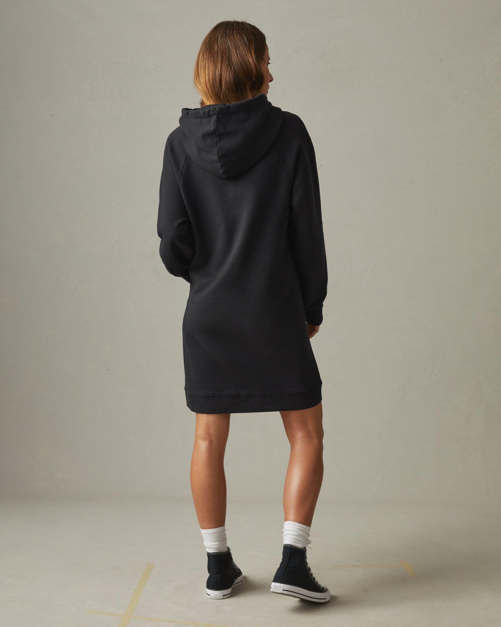 Premium Midweight Hooded Dress - Meteorite Female Product Image