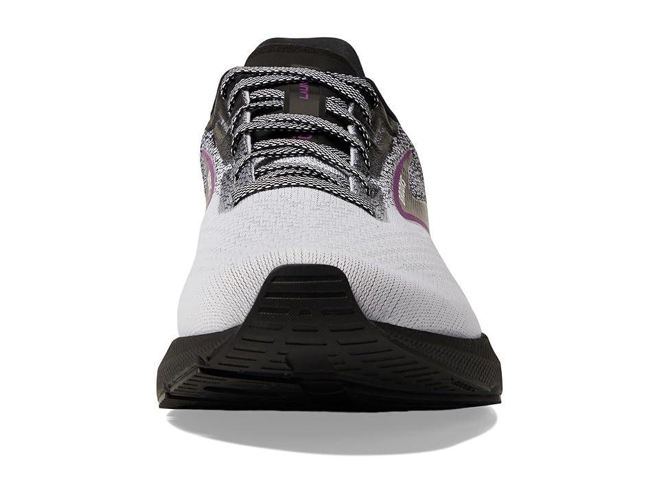 Brooks Launch 10 (Black/White/Violet) Women's Shoes Product Image