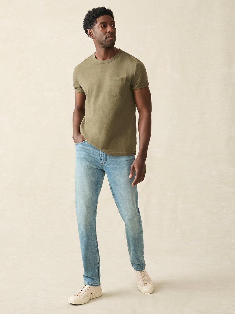 Stretch Terry Indigo 5-Pocket Pant - Eastern Shore Product Image