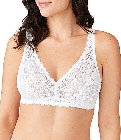 Wacoal Womens Soft Sense Lace Mesh Bralette 810334 Product Image