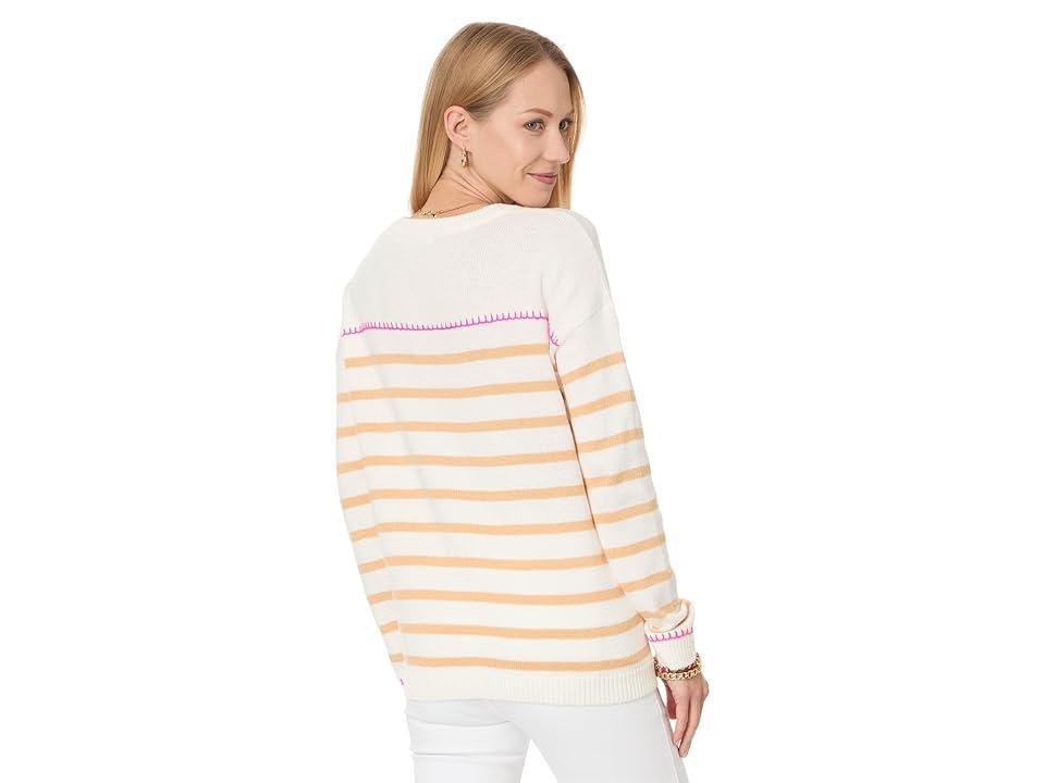 Lilly Pulitzer Kyren Sweater (Coconut Never Ending Stripe) Women's Sweater Product Image