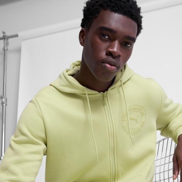 PUMA Tonal Graphic Men's Full-Zip Hoodie Product Image