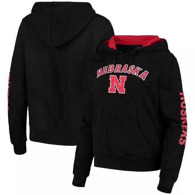 Womens Colosseum Nebraska Huskers Loud and Proud Pullover Hoodie Product Image