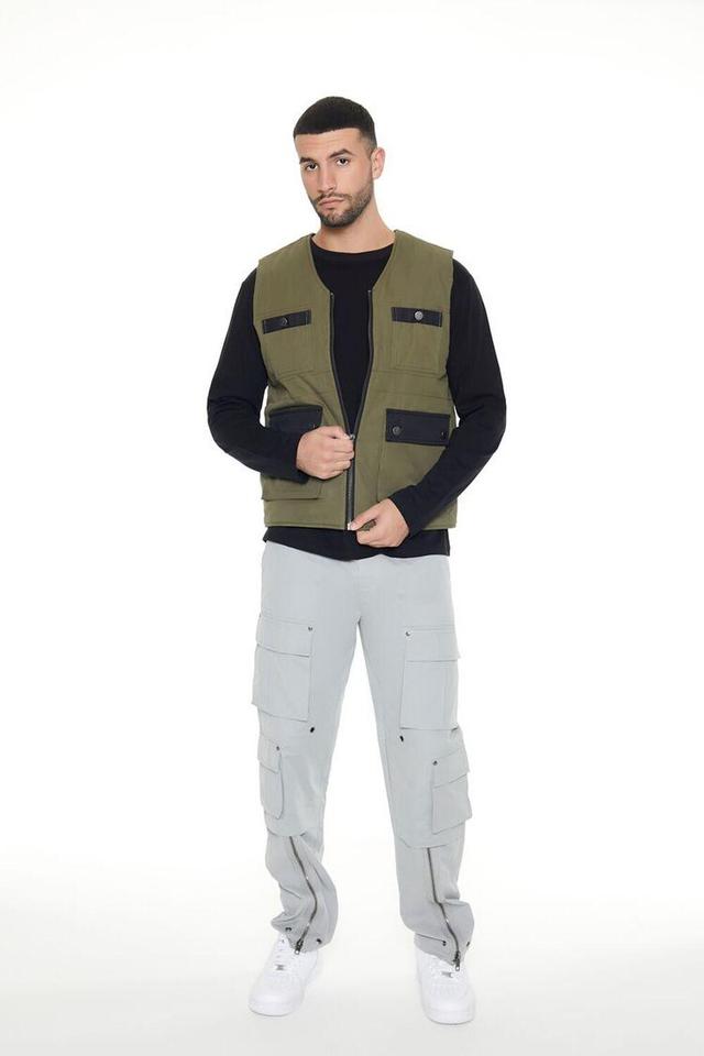 Slim-Fit Utility Cargo Pants | Forever 21 Product Image