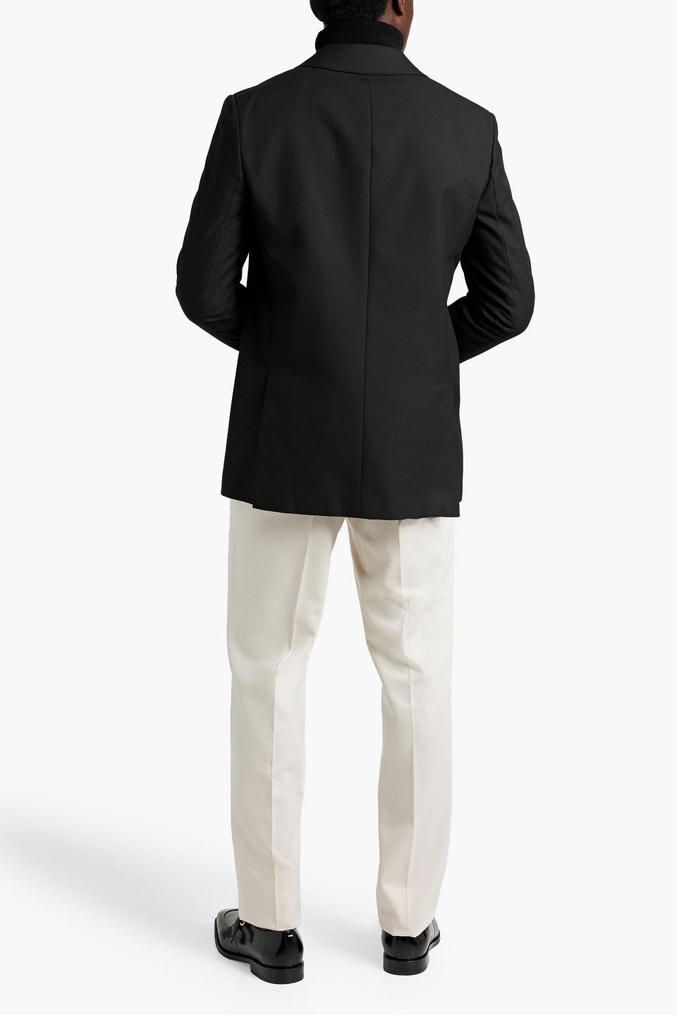 Twill Blazer In Black Product Image