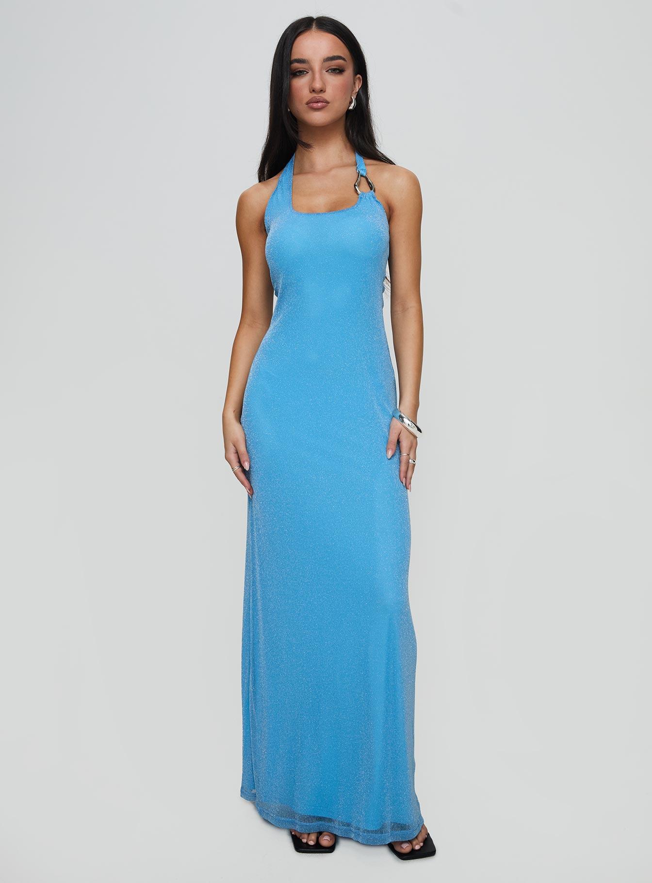 Merielle Maxi Dress Blue Product Image