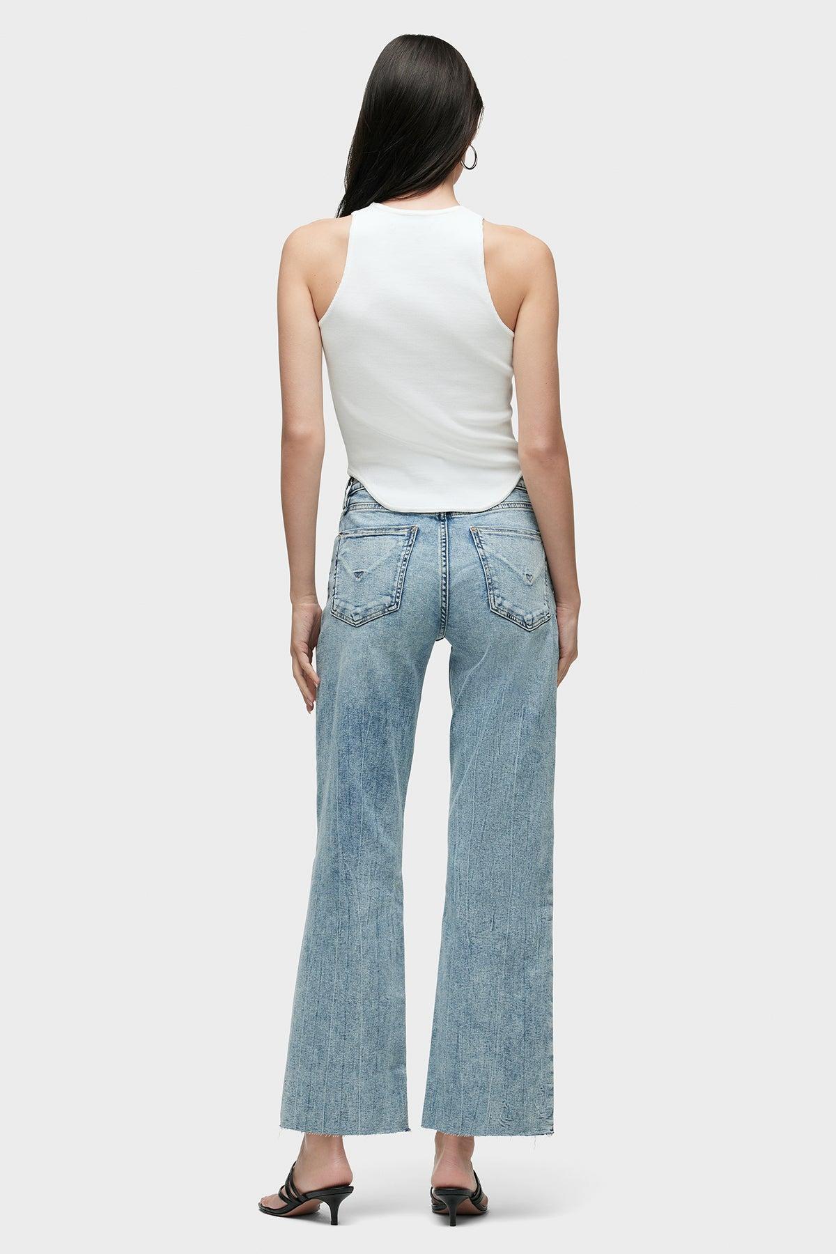 Rosie High-Rise Wide Leg Ankle Jean Female Product Image