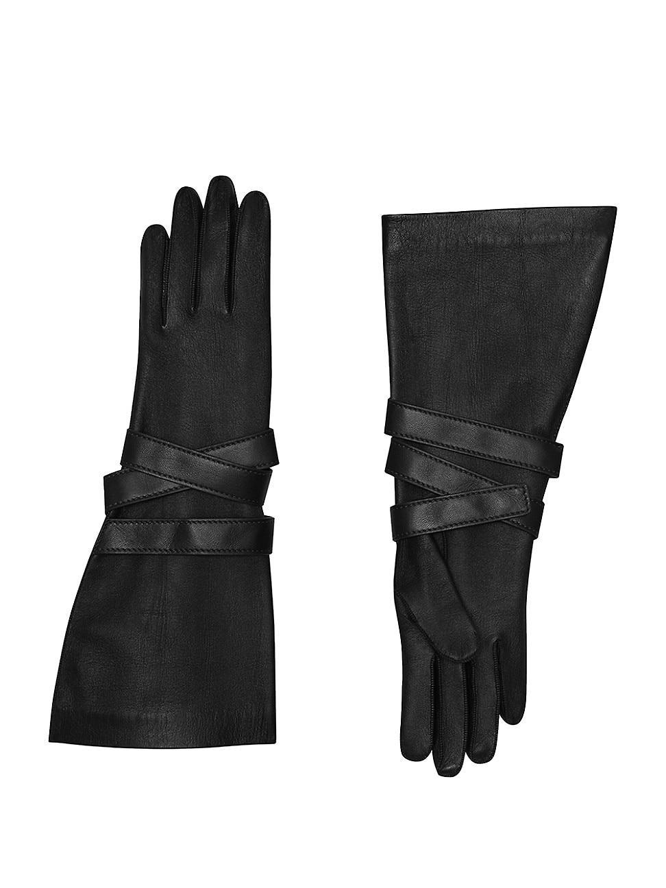 Womens Aviator Gloves in Leather product image