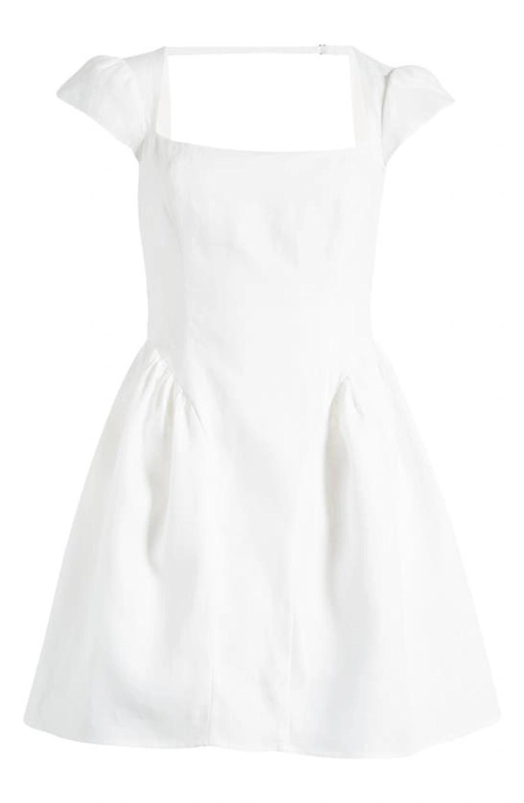 Oaklyn Linen Dress In White product image