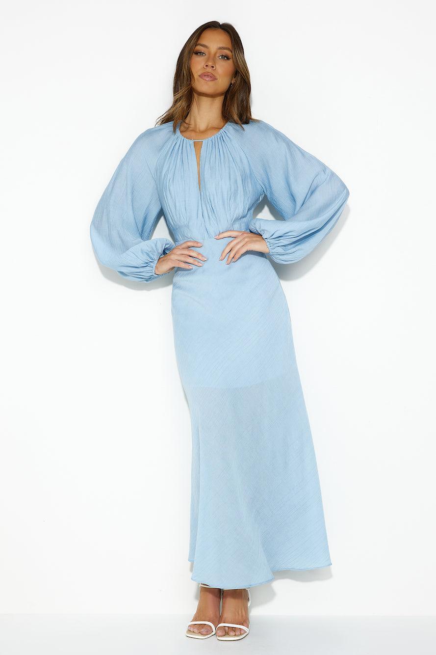 Daydream Retreat Midi Dress Blue Product Image