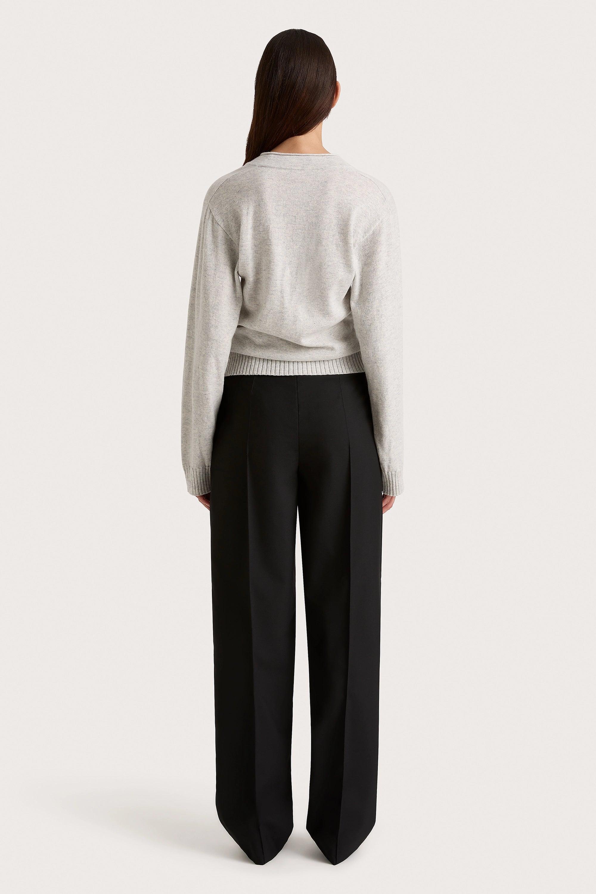 Frederikke Cashmere Sweater Grey Marle Product Image